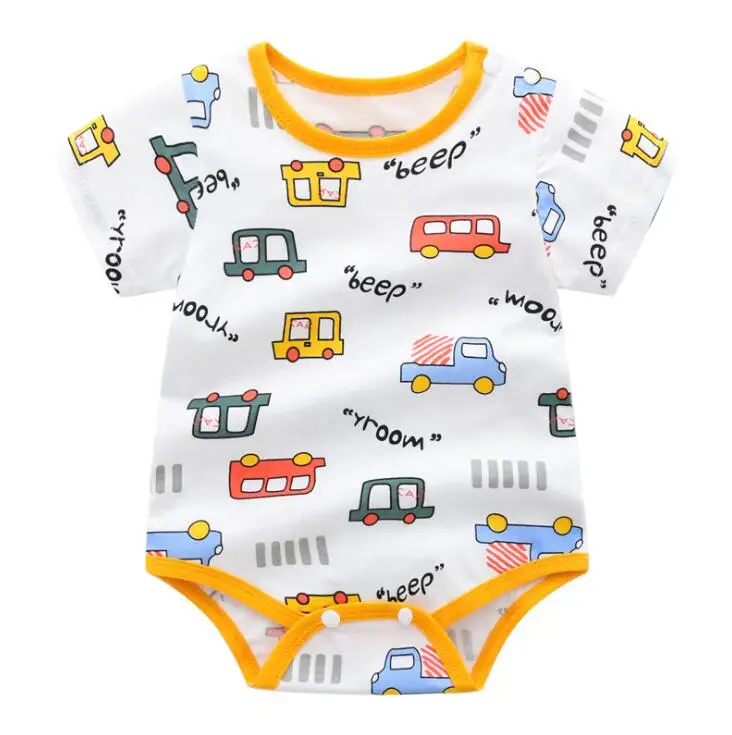 Summer Unisex Baby 100% Cotton Newborn Boy Girls Bodysuit Rompers Infant Creeper One Piece Short Sleeve Bodysuits
Summer Unisex Baby 100% Cotton Newborn Boy Girls Bodysuit Rompers Infant Creeper One Piece Short Sleeve Bodysuits