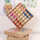 24 Rolls Natural Raffia Paper Ribbon Twine String for Craft and Gifts Wrapping