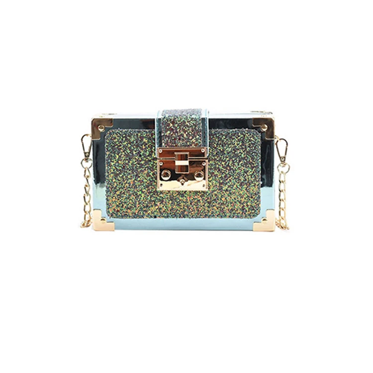 Gradient color sequins wedding dress chain wallet acrylic clutch box clear ladies handbags
Gradient color sequins wedding dress chain wallet acrylic clutch box clear ladies handbags