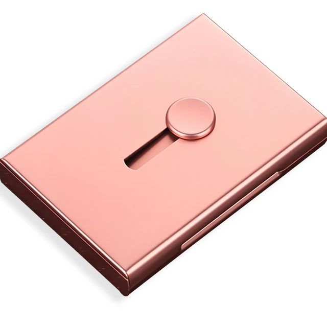 Custom logo automatic pop up portable business card storage box credit card holder, Red, blue, black, silver, gold, gray, rose gold
Custom logo automatic pop up portable business card storage box credit card holder, Red, blue, black, silver, gold, gray, rose gold