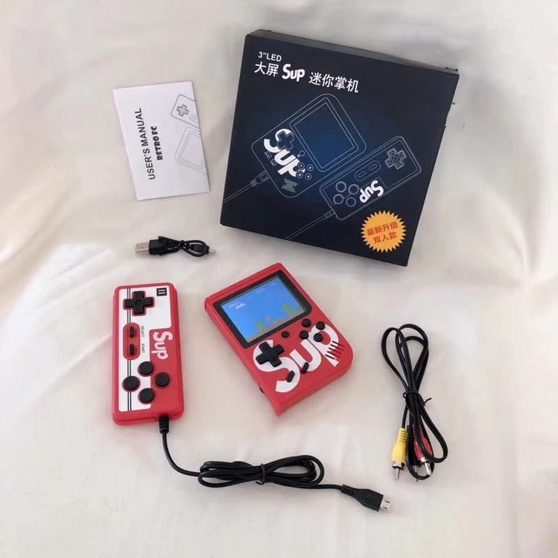 Tv Mini Console Retro Sup 400 In 1 Portable Double Player Hand Game Console Portable Video Handheld Box Sup Game, Red, white, yellow, black, blue
Tv Mini Console Retro Sup 400 In 1 Portable Double Player Hand Game Console Portable Video Handheld Box Sup Game, Red, white, yellow, black, blue