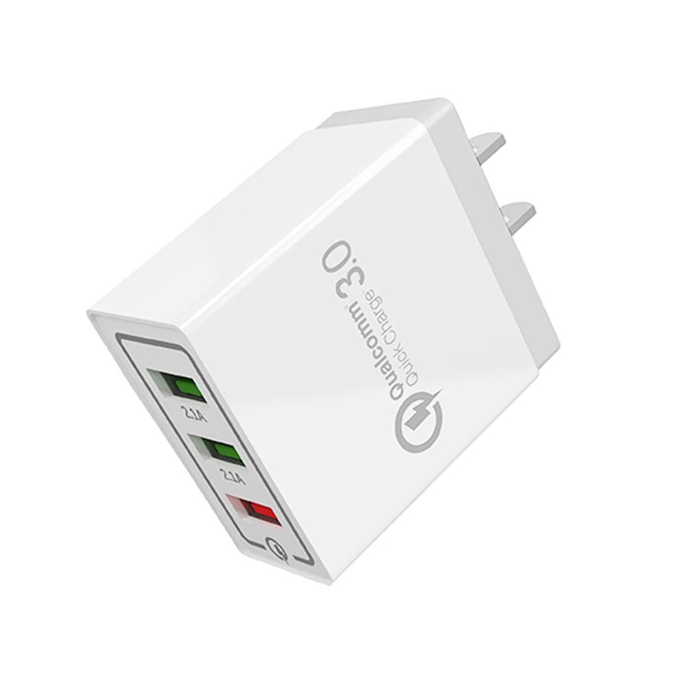 

SIPU qc 30 fast charging power adapter wall charger 3 usb port chargers