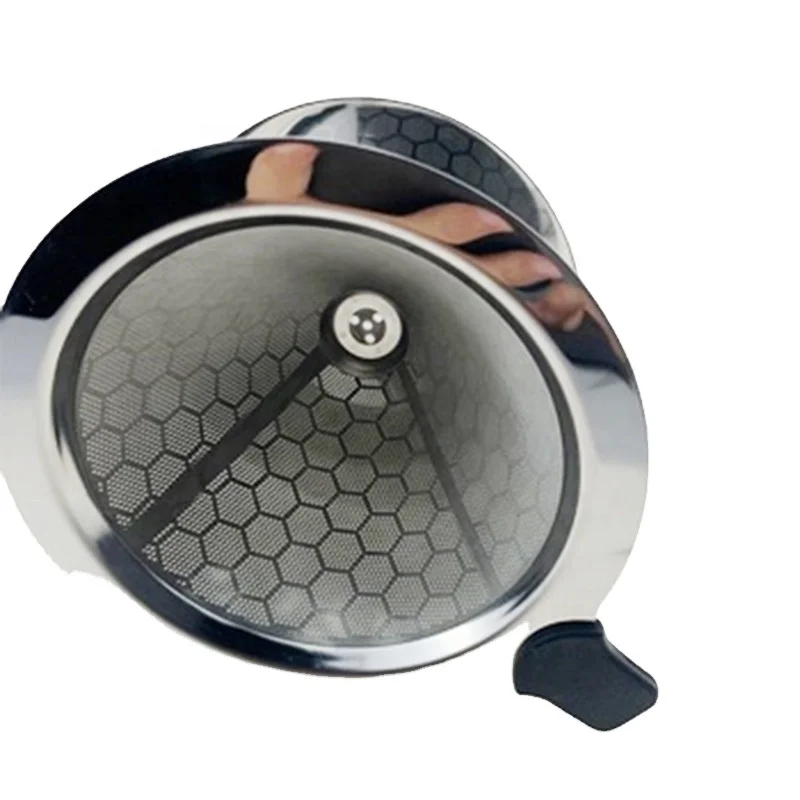 Custom Food Grade Stainless Steel Coffee Strainer With Removable Coffee Dripper /Coffee Filter Funnel, Sliver
Custom Food Grade Stainless Steel Coffee Strainer With Removable Coffee Dripper /Coffee Filter Funnel, Sliver