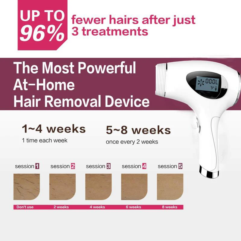 new high quality laser hair remover for home use