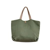 Fashion pure color shopping bag cotton and linen handbag