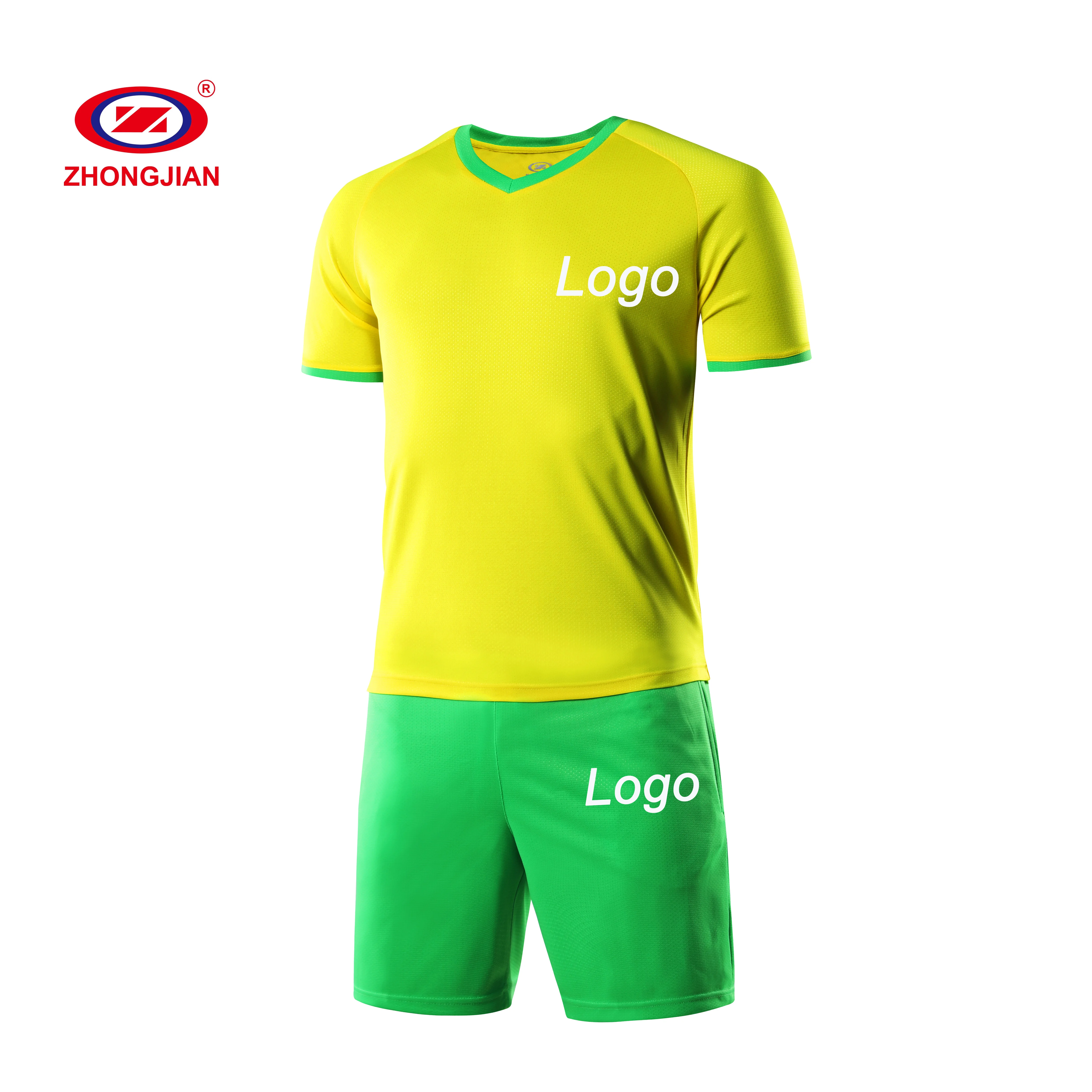 Custom Football Uniform Soccer Jersey Suit High Quality Football Shirt And Shorts Pants Set For Kids, Yellow,blue,red,green,rose red,orange
Custom Football Uniform Soccer Jersey Suit High Quality Football Shirt And Shorts Pants Set For Kids, Yellow,blue,red,green,rose red,orange
