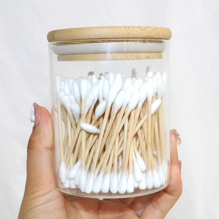 New Eco-friendly Product Reusable Cotton Swab Cotton Pad Airtight Cosmetic Storage Glass Jar, Customized color
New Eco-friendly Product Reusable Cotton Swab Cotton Pad Airtight Cosmetic Storage Glass Jar, Customized color