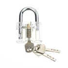 Long Key YH9140 Transparent Acrylic Padlock With Long Key