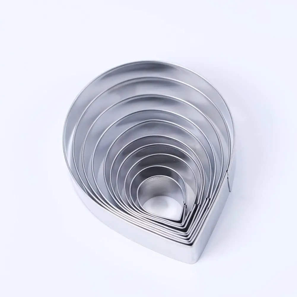 10 pcs Austin Rose Cutter Set Fondant Decor Kit Cake Decorating Gumpaste Flowers Cookie Cutting Mold, Silver
10 pcs Austin Rose Cutter Set Fondant Decor Kit Cake Decorating Gumpaste Flowers Cookie Cutting Mold, Silver