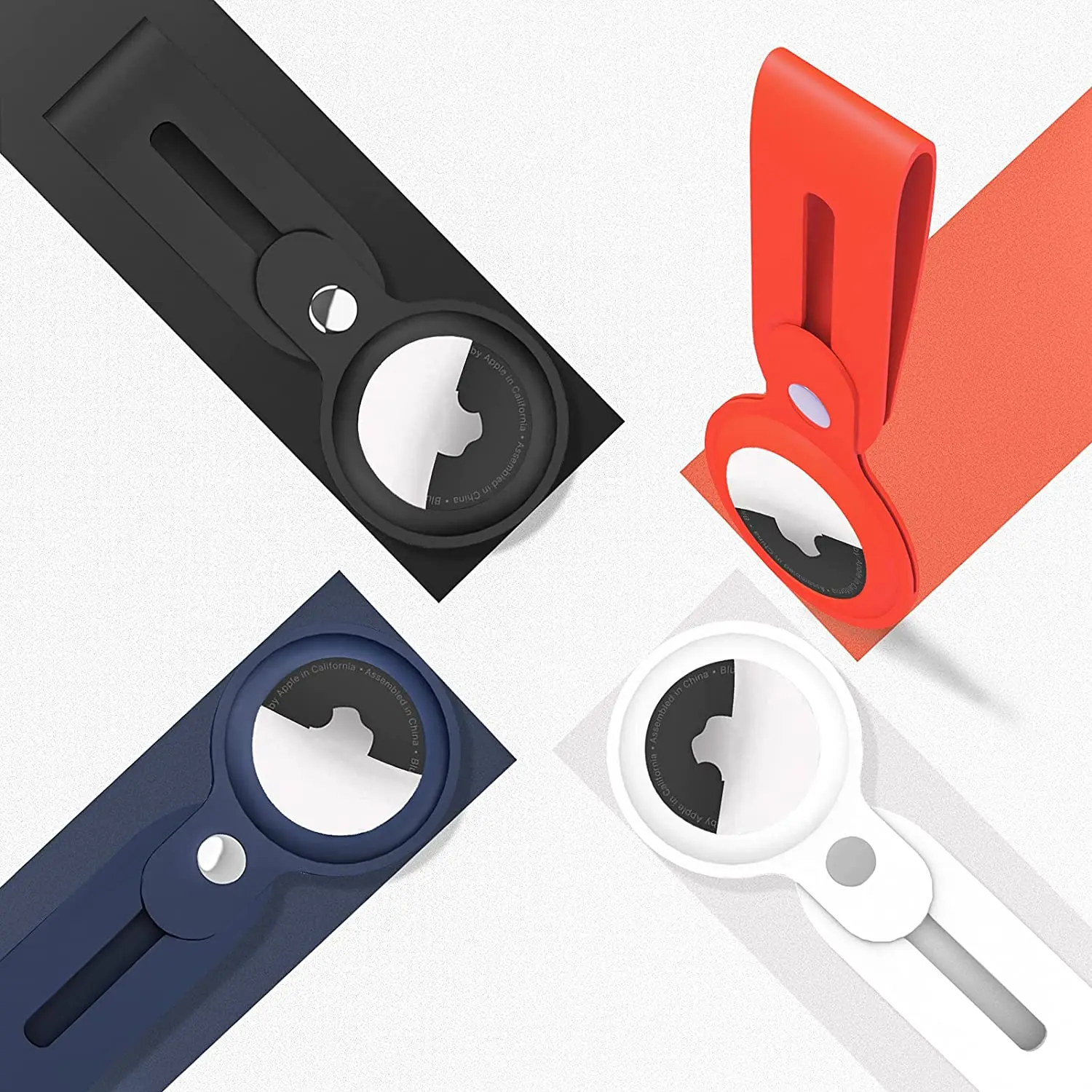 Wholesale Bluetooth Air Tag Accessories Track Collar Vault Device Protector Silicone Keychain Ring Holder Cover Appele Case, Customized color
Wholesale Bluetooth Air Tag Accessories Track Collar Vault Device Protector Silicone Keychain Ring Holder Cover Appele Case, Customized color