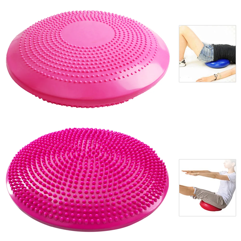 33cm Durable Inflatable Massage Ball Pad Universal Sports Gym Fitness Yoga Wobble Stability Balance Disc Cushion Free Pump
33cm Durable Inflatable Massage Ball Pad Universal Sports Gym Fitness Yoga Wobble Stability Balance Disc Cushion Free Pump