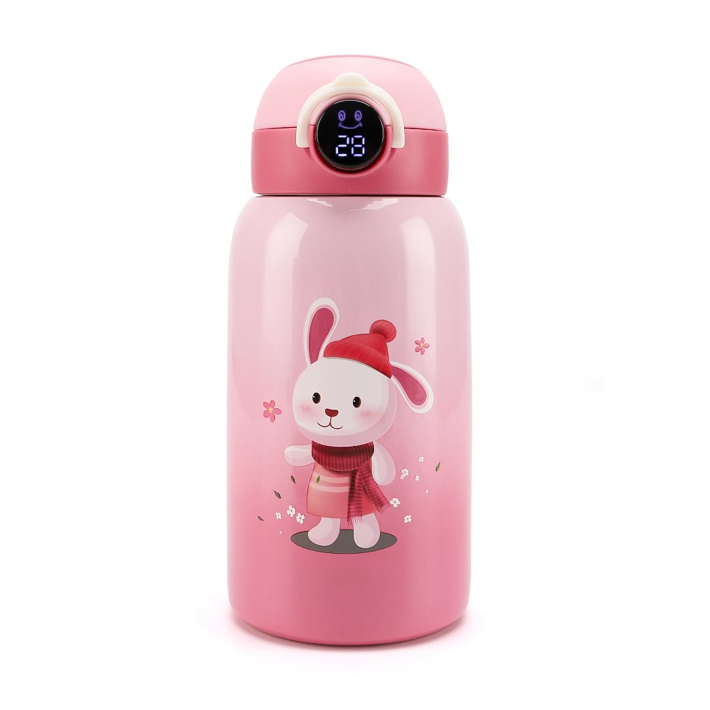 Bpa Free vacuum Stainless Steel Children's bounce cup With temperature LED button and leather bag Kids Water Bottle, Customized color
Bpa Free vacuum Stainless Steel Children's bounce cup With temperature LED button and leather bag Kids Water Bottle, Customized color