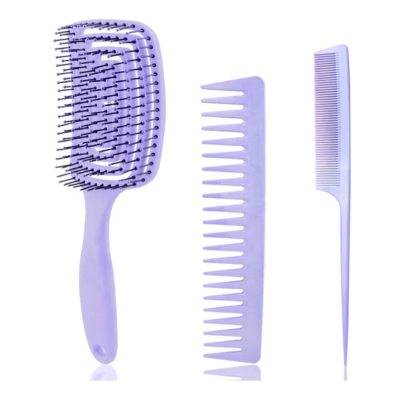 3Pcs Paddle Hair Brush, Detangling Brush and Hair Comb Set Multifunction Tangle Hair Brush, Pink, purple
3Pcs Paddle Hair Brush, Detangling Brush and Hair Comb Set Multifunction Tangle Hair Brush, Pink, purple