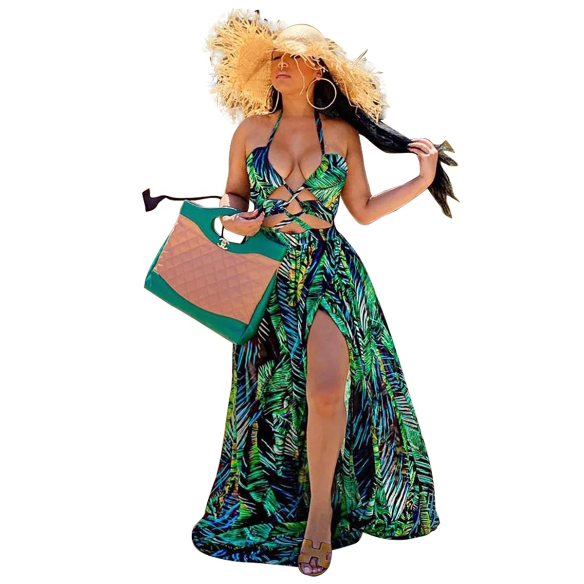 MT84-0271 Hot sale hanging neck long skirt digital printing European and American fashion style big swing skirt dress women
MT84-0271 Hot sale hanging neck long skirt digital printing European and American fashion style big swing skirt dress women
