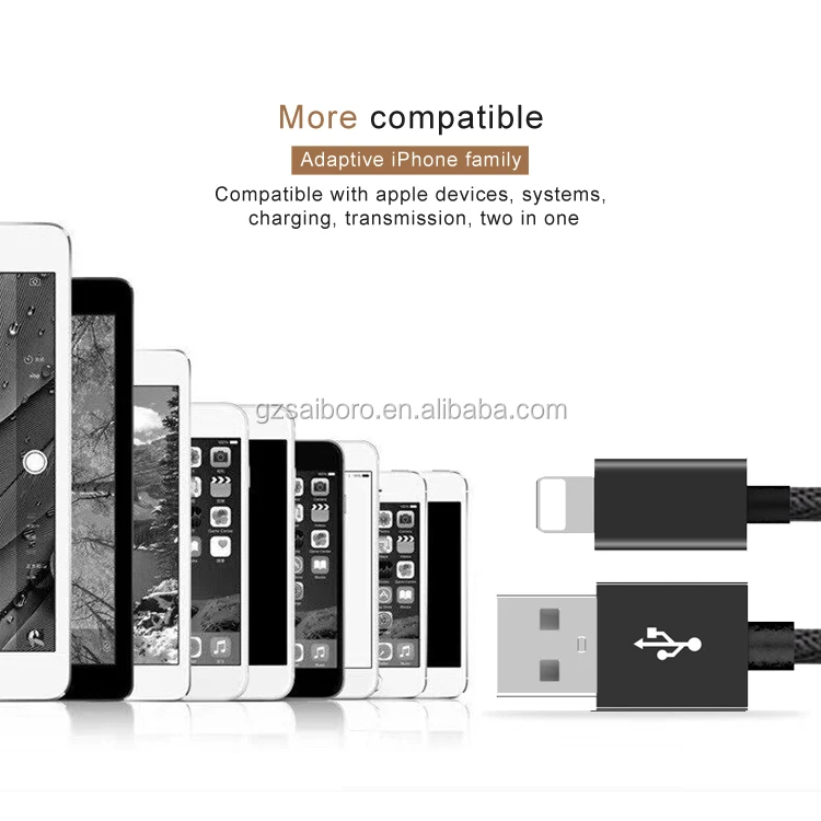 Accessory Fast copper nylon braided usb cables for phones usb charging for apple iphone charger data cable for iphone cable - ANKUX.COM