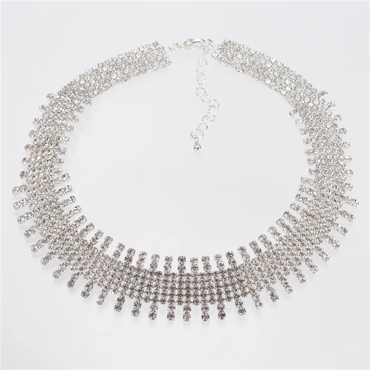 European and American fashion sexy shiny luxury necklace rhinestone long chain necklace wild tassel necklace, Picture shows
European and American fashion sexy shiny luxury necklace rhinestone long chain necklace wild tassel necklace, Picture shows
