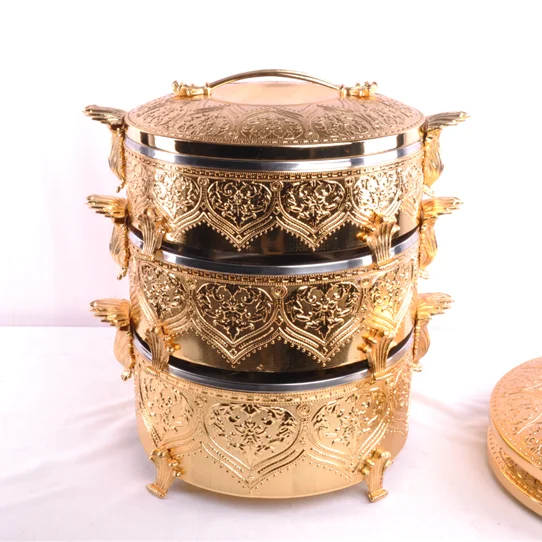 2021 New India Royal Style Engrave Body 3.5L+4.5L +5.5L 3PCS Set Stainless Steel Casserole Food Warmer Insulated
2021 New India Royal Style Engrave Body 3.5L+4.5L +5.5L 3PCS Set Stainless Steel Casserole Food Warmer Insulated