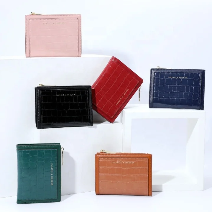 Hot Selling Pu High quality handbags Card Holder Short Zipper Women Casual Wallet large capacity Fashion money clip, Customized
Hot Selling Pu High quality handbags Card Holder Short Zipper Women Casual Wallet large capacity Fashion money clip, Customized