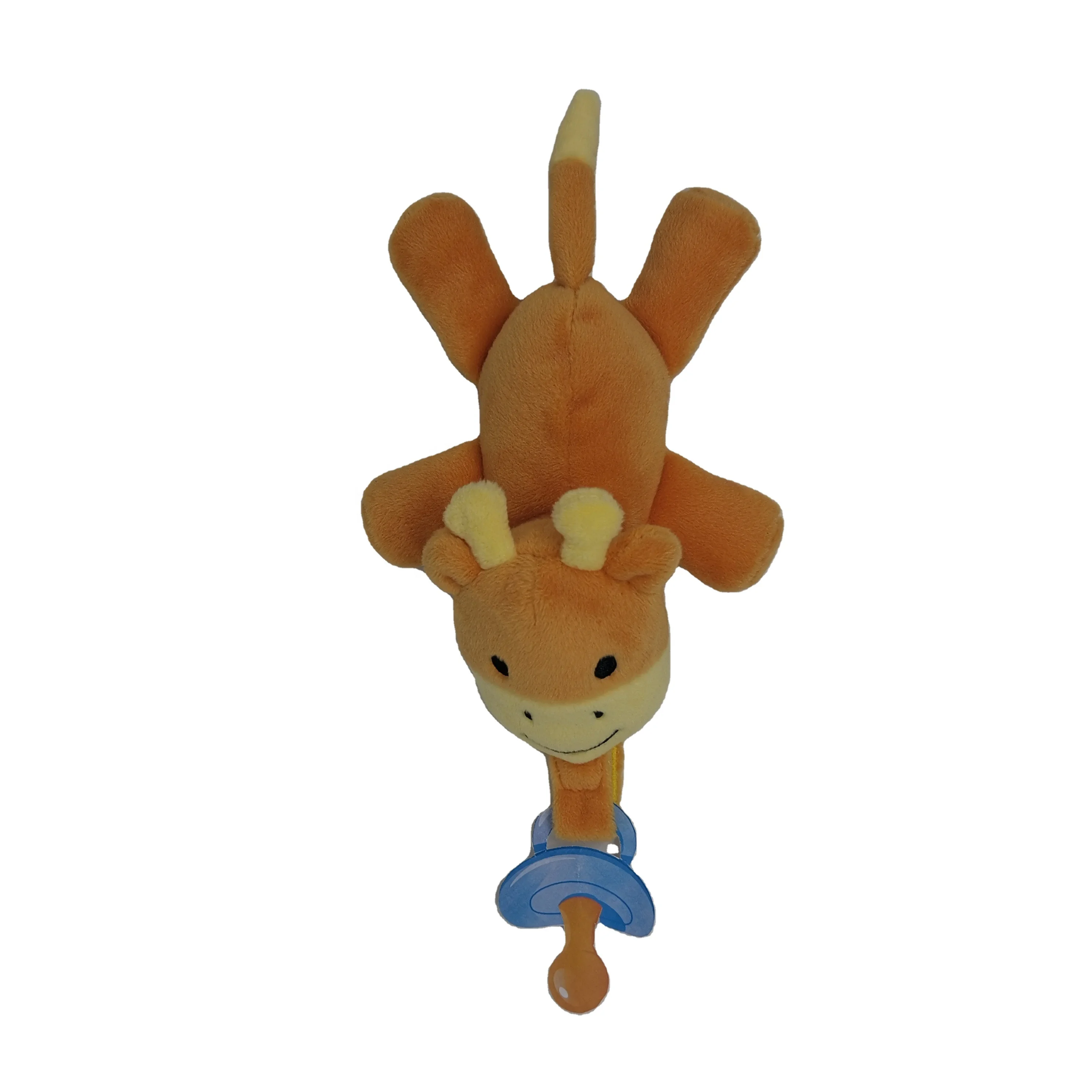 Funny Plush Giraffe Baby Pacifier Holder Cute animal plush custom Holder Stuffed Plush Animal Pacifier
Funny Plush Giraffe Baby Pacifier Holder Cute animal plush custom Holder Stuffed Plush Animal Pacifier