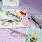 Customized logo Latest Design Transparent Optical Eyeglasses Frames TR90 Prescription Optical Eyeglasses Frames