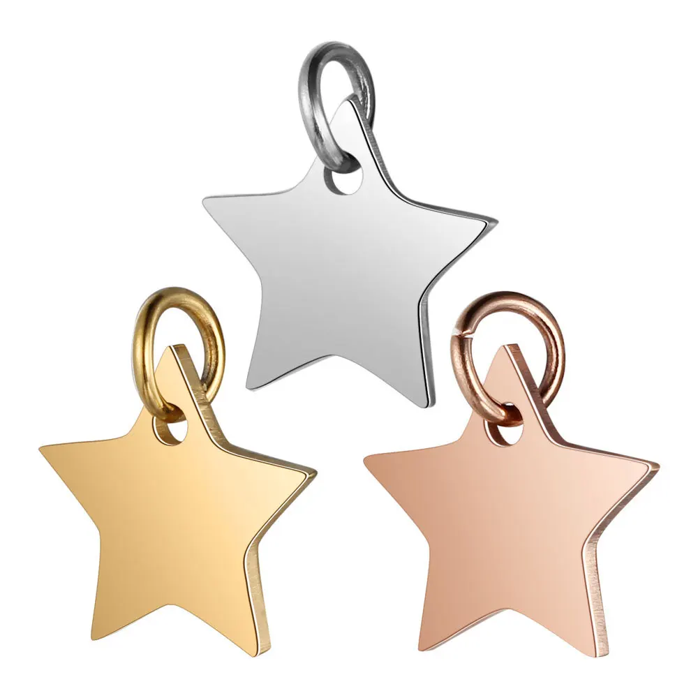 Wholesale Fashion Star Charm Stainless Steel Pendant For Ladies Jewelry Necklace Making
Wholesale Fashion Star Charm Stainless Steel Pendant For Ladies Jewelry Necklace Making