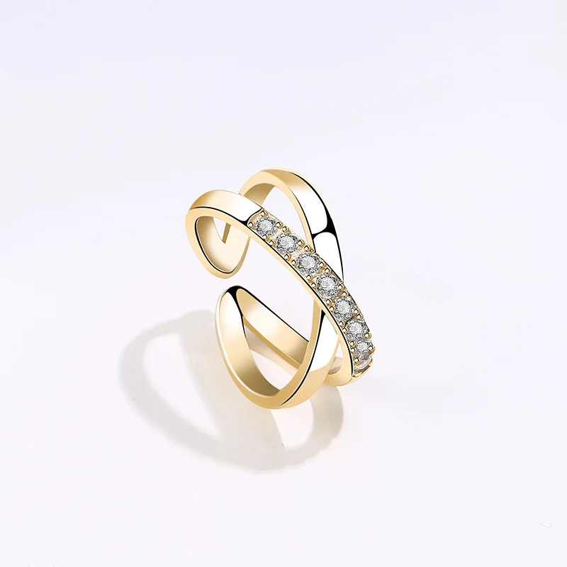 2023 NEW designer 925 silver adjustable ring jewelry 18k gold plated sterling silver cross wedding rings for women
2023 NEW designer 925 silver adjustable ring jewelry 18k gold plated sterling silver cross wedding rings for women