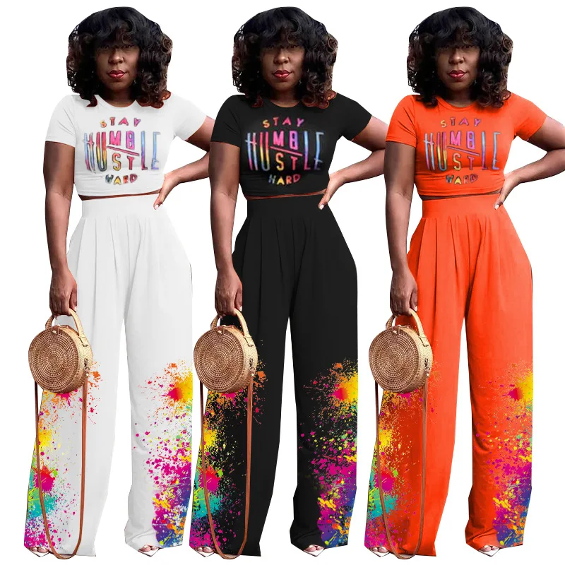 New Printing Clothes Women Casual Outfits Short Sleeve Outfits For Women Sexy Loose 2 Piece Ladies Set
New Printing Clothes Women Casual Outfits Short Sleeve Outfits For Women Sexy Loose 2 Piece Ladies Set