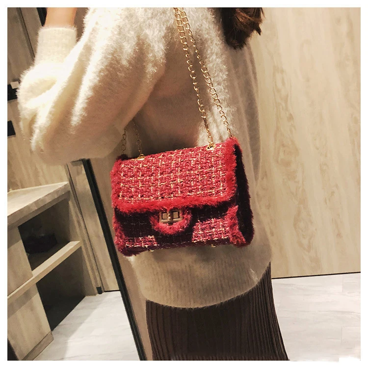 2020 New Trendy Women Fashion Plaid Tweed Tote Bags Mini Handbags Purse Ladies Shoulder Bags
2020 New Trendy Women Fashion Plaid Tweed Tote Bags Mini Handbags Purse Ladies Shoulder Bags