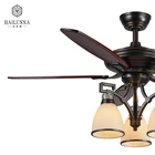 Fan Solid Wood Fans Light Modern Remote Control DC Motor Fancy Solid Wood Leaf Ceiling Fan Light