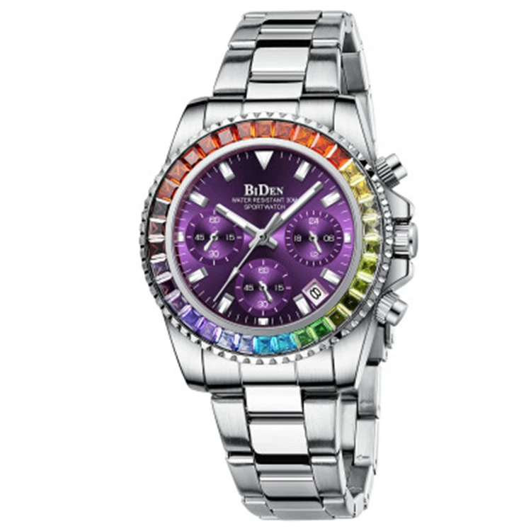 BIDEN 0163 L 1 Women's Chronograph Watch Quartz Movement Fashion Sports Business Analog Date Elegant Ladies Gift
BIDEN 0163 L 1 Women's Chronograph Watch Quartz Movement Fashion Sports Business Analog Date Elegant Ladies Gift