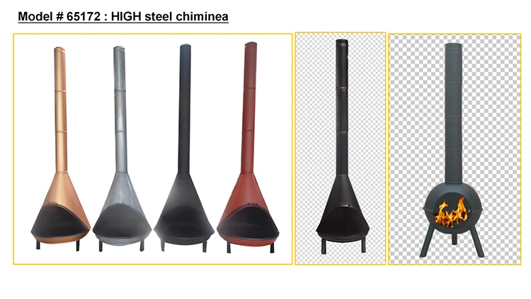 Gran Oferta,Calentador De Patio Moderno Alto Chimenea Para Exteriores