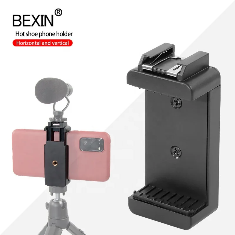 BEXIN Mobile Accessories Universal Phone Clip Mount Mobile Bracket clamp with Hot Shoe for light microphone Live selfie, Color
BEXIN Mobile Accessories Universal Phone Clip Mount Mobile Bracket clamp with Hot Shoe for light microphone Live selfie, Color