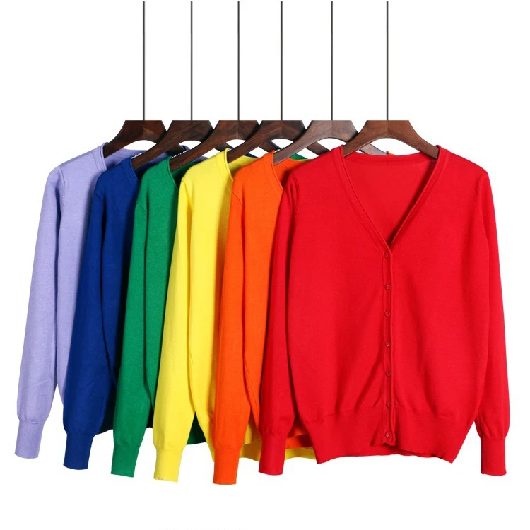 2020 Fashion Outwear Plus Size Buttoned Knitwear Tops Solid Color Long Sleeve V-neck Women Sweater Cardigan, As cutomized
2020 Fashion Outwear Plus Size Buttoned Knitwear Tops Solid Color Long Sleeve V-neck Women Sweater Cardigan, As cutomized