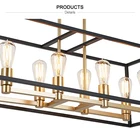 Designer Kitchen Home Restaurant Retro Industrial Iron Metal Lamps Home Decor Ceiling Pendant Lighting