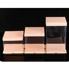 14 inches single pvc pet malaysia transparent clear plastic cake box