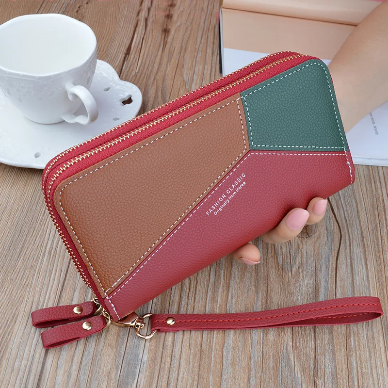 Hot Sale Fashionable Woman RFID Blocking Bifold Multi Card holder PU Leather Pockets Zipper Wallet, Blue, black, pink, claret
Hot Sale Fashionable Woman RFID Blocking Bifold Multi Card holder PU Leather Pockets Zipper Wallet, Blue, black, pink, claret
