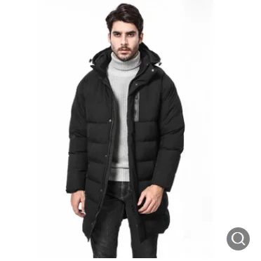 Winter Active Coat Long Puffy Jacket for Men Hoodie Thickened Padded Outerwear Snowjacket Extremely, Black
Winter Active Coat Long Puffy Jacket for Men Hoodie Thickened Padded Outerwear Snowjacket Extremely, Black