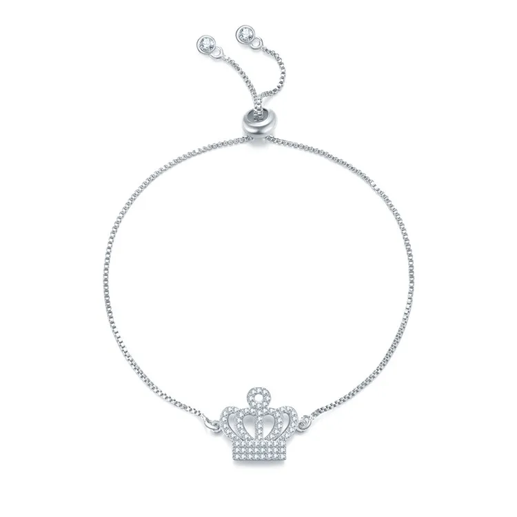 Summer small fresh ladies student bracelet crown zircon bracelet gift spot adjustable pull bracelet, Silver,gold or custom
Summer small fresh ladies student bracelet crown zircon bracelet gift spot adjustable pull bracelet, Silver,gold or custom