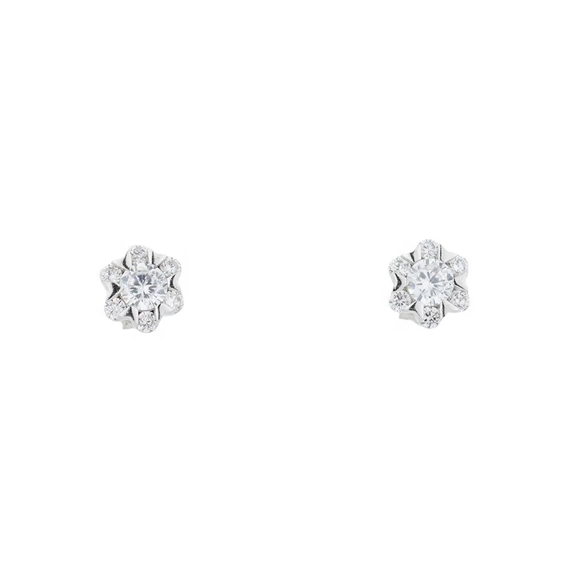 Hot Supply S925 Sterling Silver Earrings New Fashion Earrings Floret Ladies Earrings
Hot Supply S925 Sterling Silver Earrings New Fashion Earrings Floret Ladies Earrings
