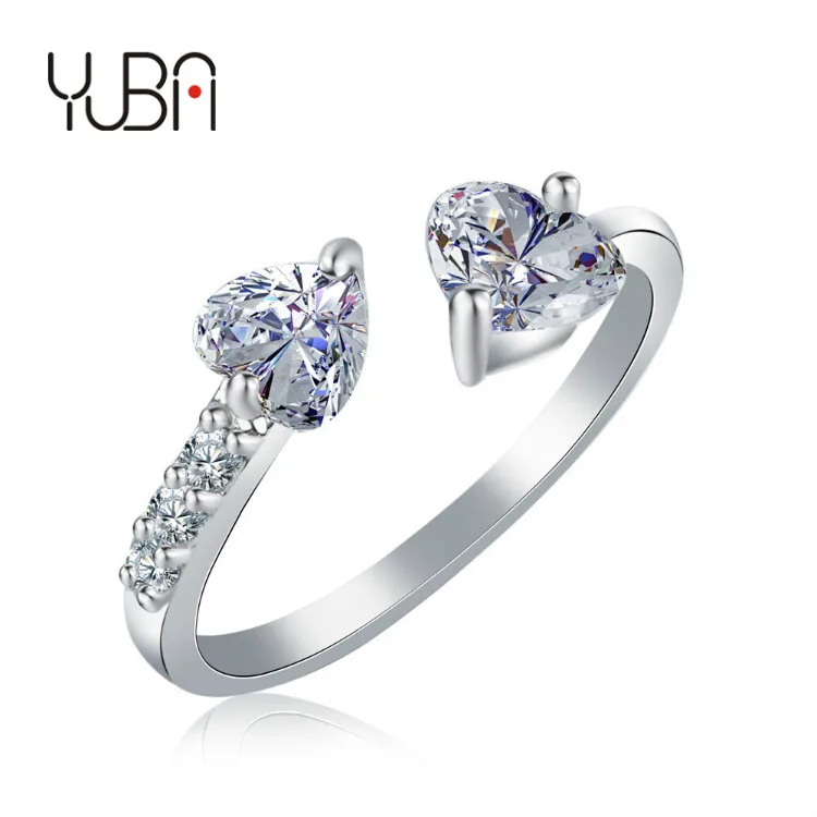 Design 925 Sterling Silver Women Sapphire Rectangle Double Heart Diamond Crystal Ring
Design 925 Sterling Silver Women Sapphire Rectangle Double Heart Diamond Crystal Ring