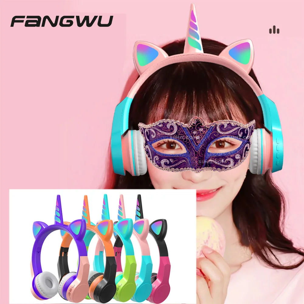 Foldable Flash Light Phone Music Bt 5.2 Wired Wireless Headphone Headset With Mic For Kids, 5 colors
Foldable Flash Light Phone Music Bt 5.2 Wired Wireless Headphone Headset With Mic For Kids, 5 colors