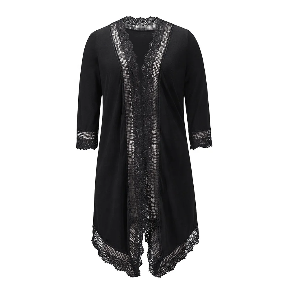 2020 Hot Sale Latest Autumn Women's Lace Cardigan Color Solid Casual Long Sleeve Kimono For Ladies
2020 Hot Sale Latest Autumn Women's Lace Cardigan Color Solid Casual Long Sleeve Kimono For Ladies