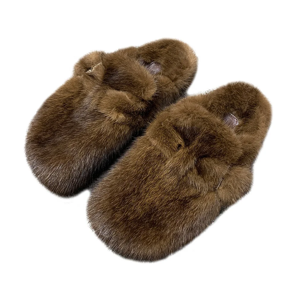 Women Fashion Fur Slippers Indoor Outdoor Luxury Spring Autumn Real Mink Fur Slides
Women Fashion Fur Slippers Indoor Outdoor Luxury Spring Autumn Real Mink Fur Slides