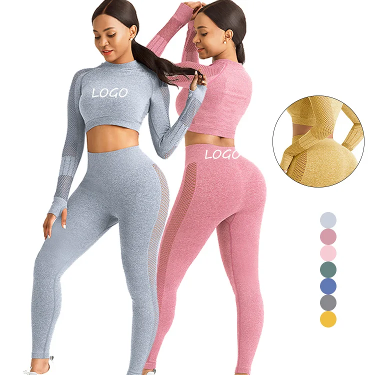tops Hot Sale Gym Fitness Clothing Sport Suits Seamless Active Tights two pieces set Sports Bra set
tops Hot Sale Gym Fitness Clothing Sport Suits Seamless Active Tights two pieces set Sports Bra set