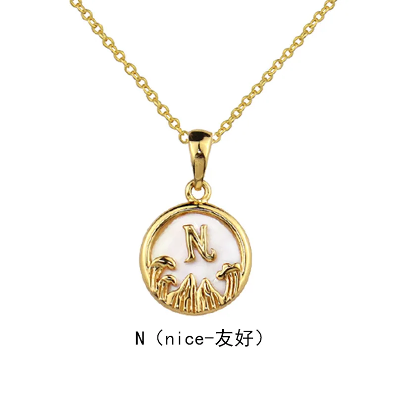 Newest Style 925 Sterling Silver Round Coin Pendant Necklace 18K Gold Plated S925 Alphabet 26 Letter Necklace For Couples
Newest Style 925 Sterling Silver Round Coin Pendant Necklace 18K Gold Plated S925 Alphabet 26 Letter Necklace For Couples