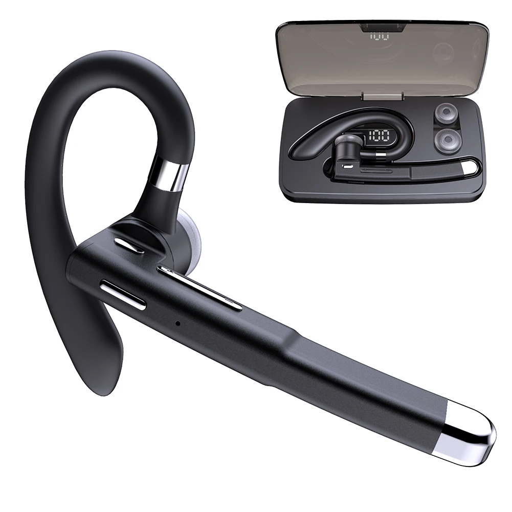Single Ear BT5.0 Driving Hanging Sport Headset LED Display Wireless Earphone Stereo Headphone with Microphone
Single Ear BT5.0 Driving Hanging Sport Headset LED Display Wireless Earphone Stereo Headphone with Microphone