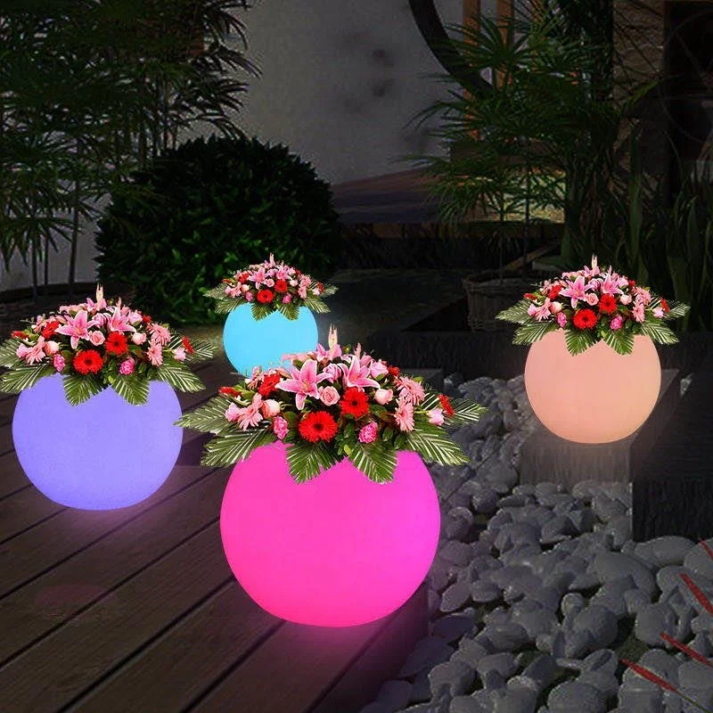 LED Glowing Flower Pots PE Plastic Decorative Remote Charge Waterproof garden led light flower pot
LED Glowing Flower Pots PE Plastic Decorative Remote Charge Waterproof garden led light flower pot