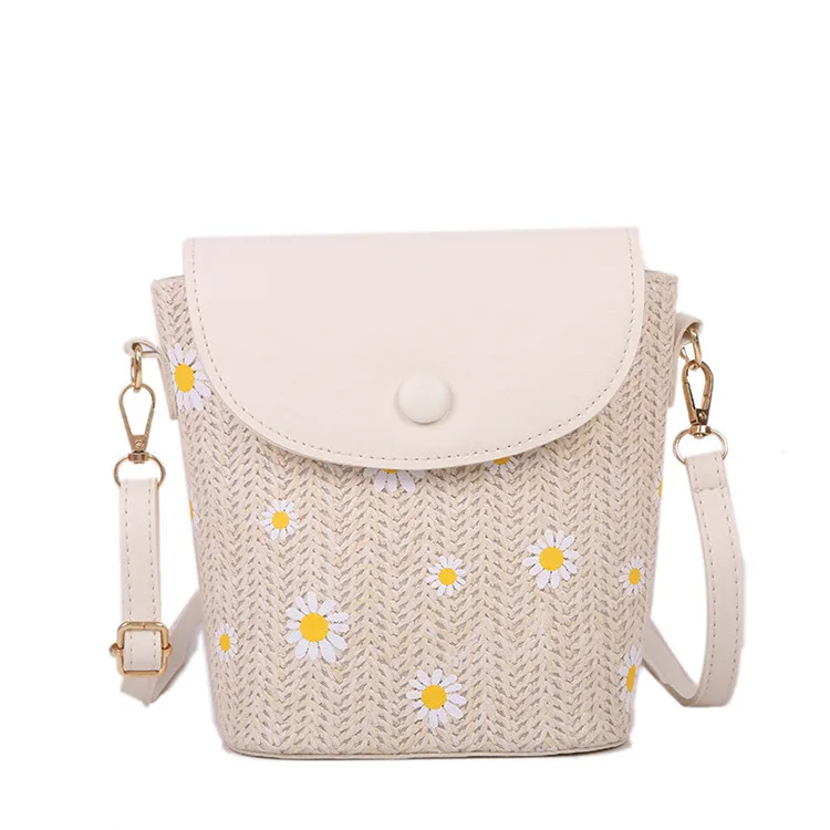 SP783 Korean Beach Straw Woven Flower Embroidery Female Bucket Bag Custom Designer Handmade Vintage Bucket Handbag, Picture shown
SP783 Korean Beach Straw Woven Flower Embroidery Female Bucket Bag Custom Designer Handmade Vintage Bucket Handbag, Picture shown