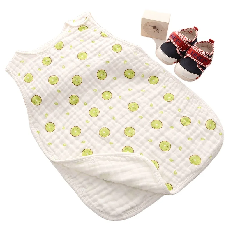 Manufacture Baby sleeveless pajamas/vest 6-layer 100% Cotton Gauze Muslin Children Sleeping Bag, Multi colors
Manufacture Baby sleeveless pajamas/vest 6-layer 100% Cotton Gauze Muslin Children Sleeping Bag, Multi colors