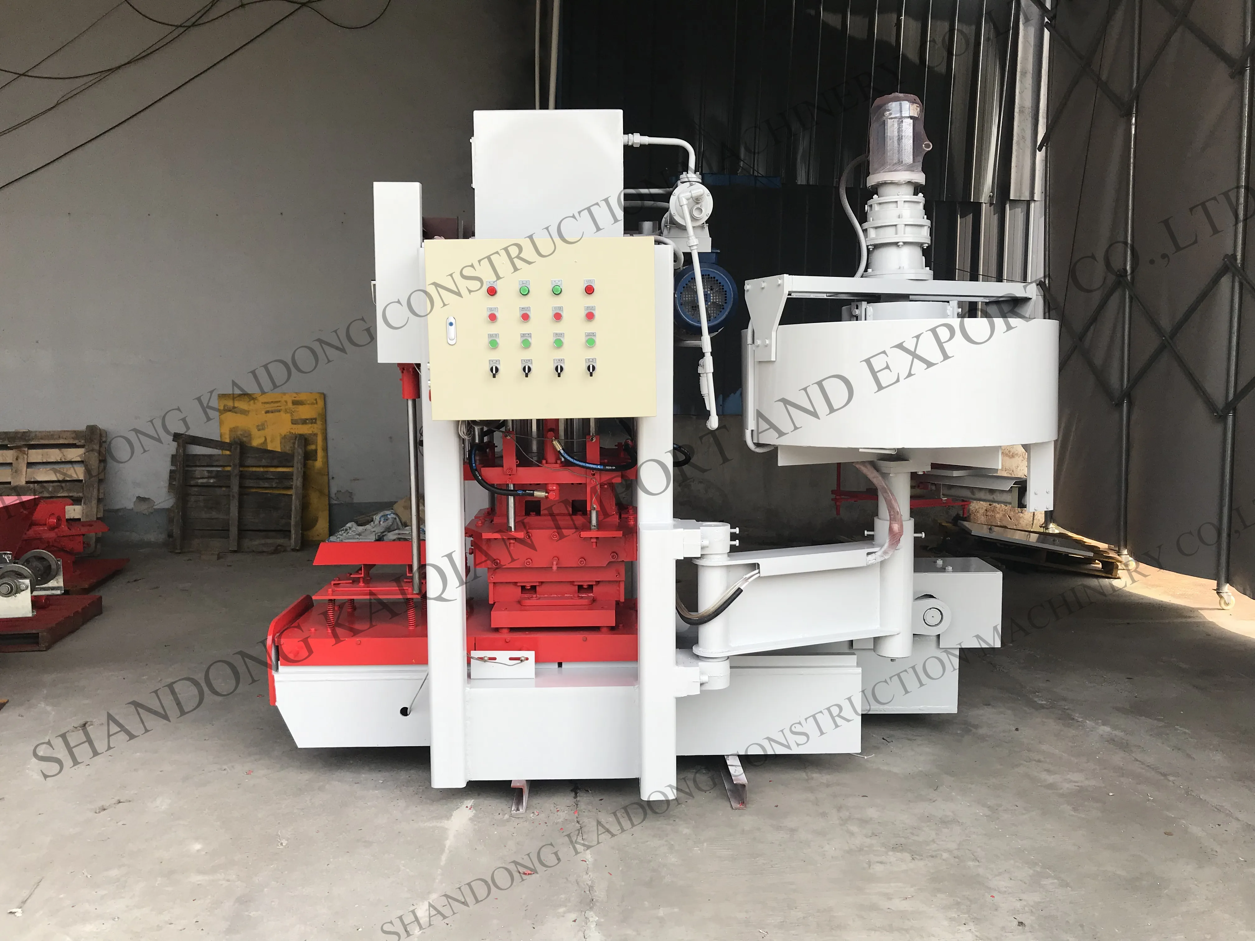 High speed concrete roof tile making machine
